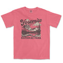 a pink t - shirt with yosemite national park on it
