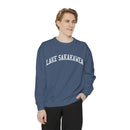 Lake Sakakawea North Dakota Comfort Colors Crewneck Sweatshirt-5