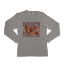 a gray shirt with a picture of a tiger on it