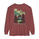 Unisex Garment-dyed Long Sleeve T-Shirt-6