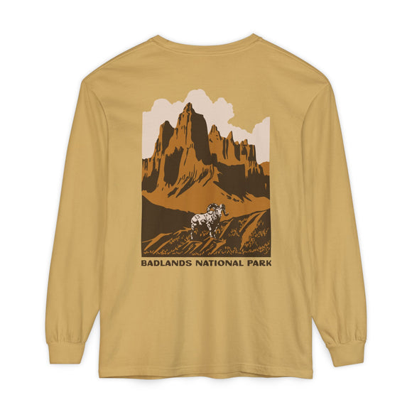Unisex Garment-dyed Long Sleeve T-Shirt
