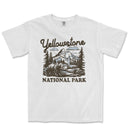 a white yellowstone national park t - shirt