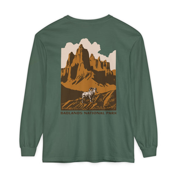 Unisex Garment-dyed Long Sleeve T-Shirt
