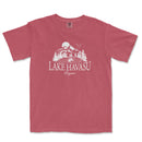 a red shirt with the words lake havasu on it