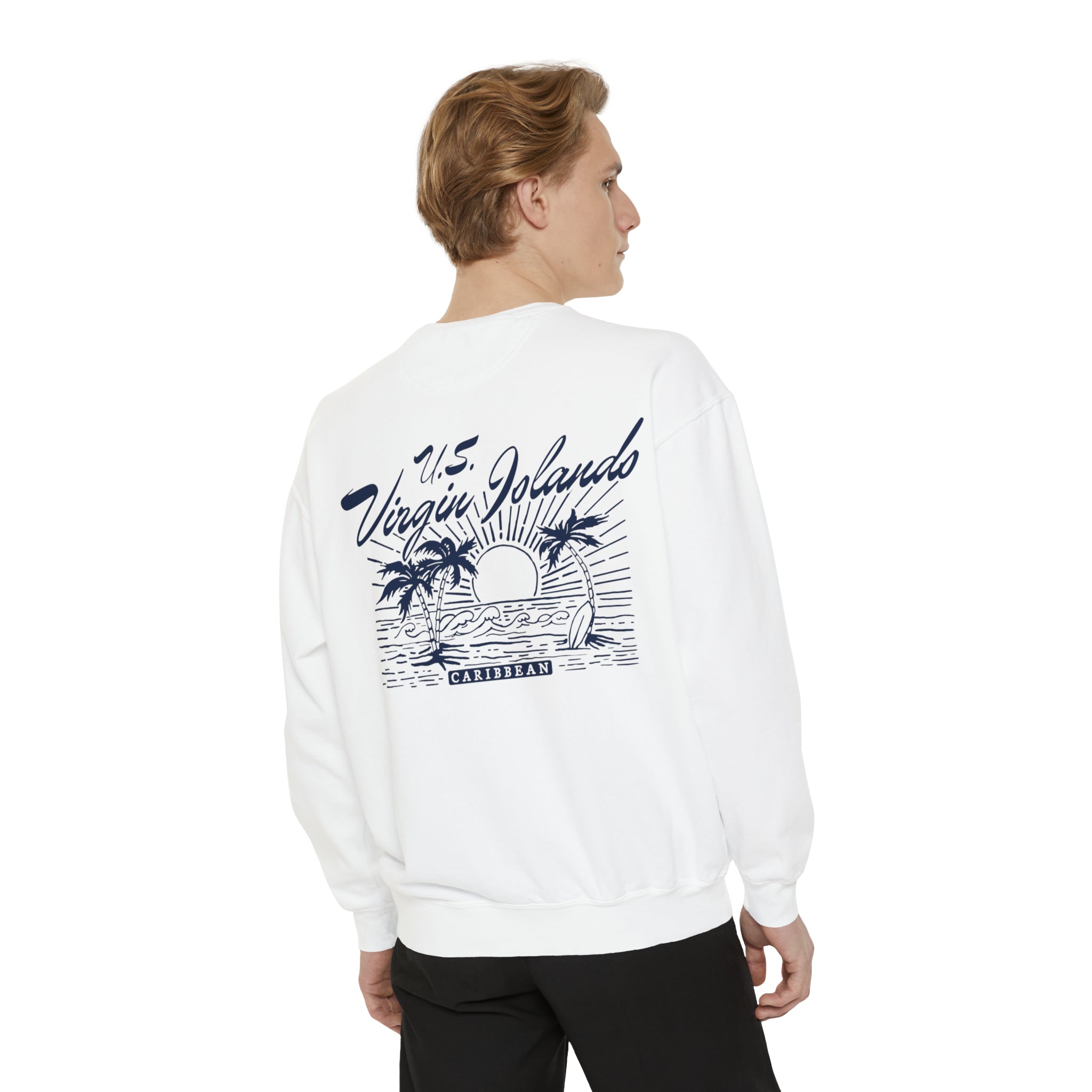 US Virgin Islands Comfort Colors Crewneck Sweatshirt