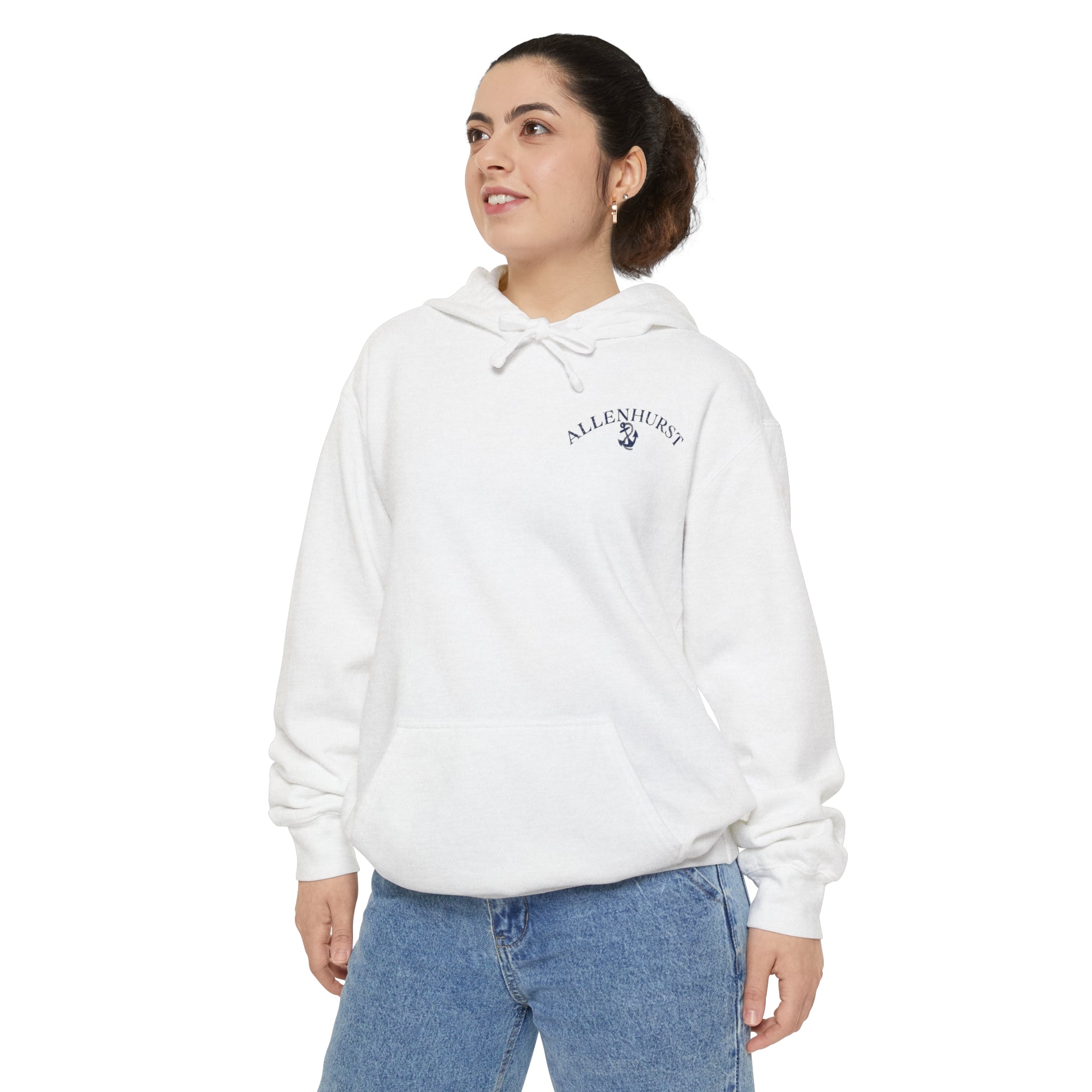 Allenhurst New Jersey Comfort Colors Hooded Sweatshirt