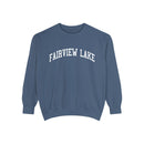 Fairview Lake Pennsylvania Comfort Colors Crewneck Sweatshirt-5