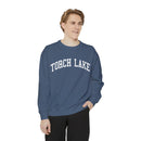 Torch Lake Michigan Comfort Colors Crewneck Sweatshirt-5
