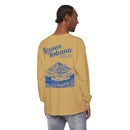 Unisex Garment-dyed Long Sleeve T-Shirt-14