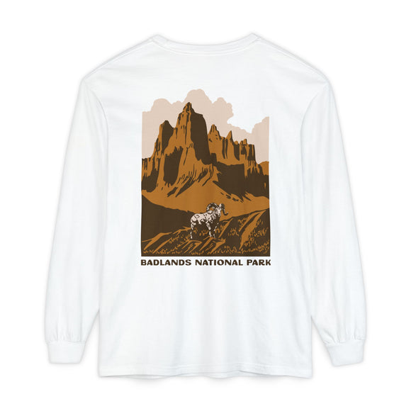 Unisex Garment-dyed Long Sleeve T-Shirt