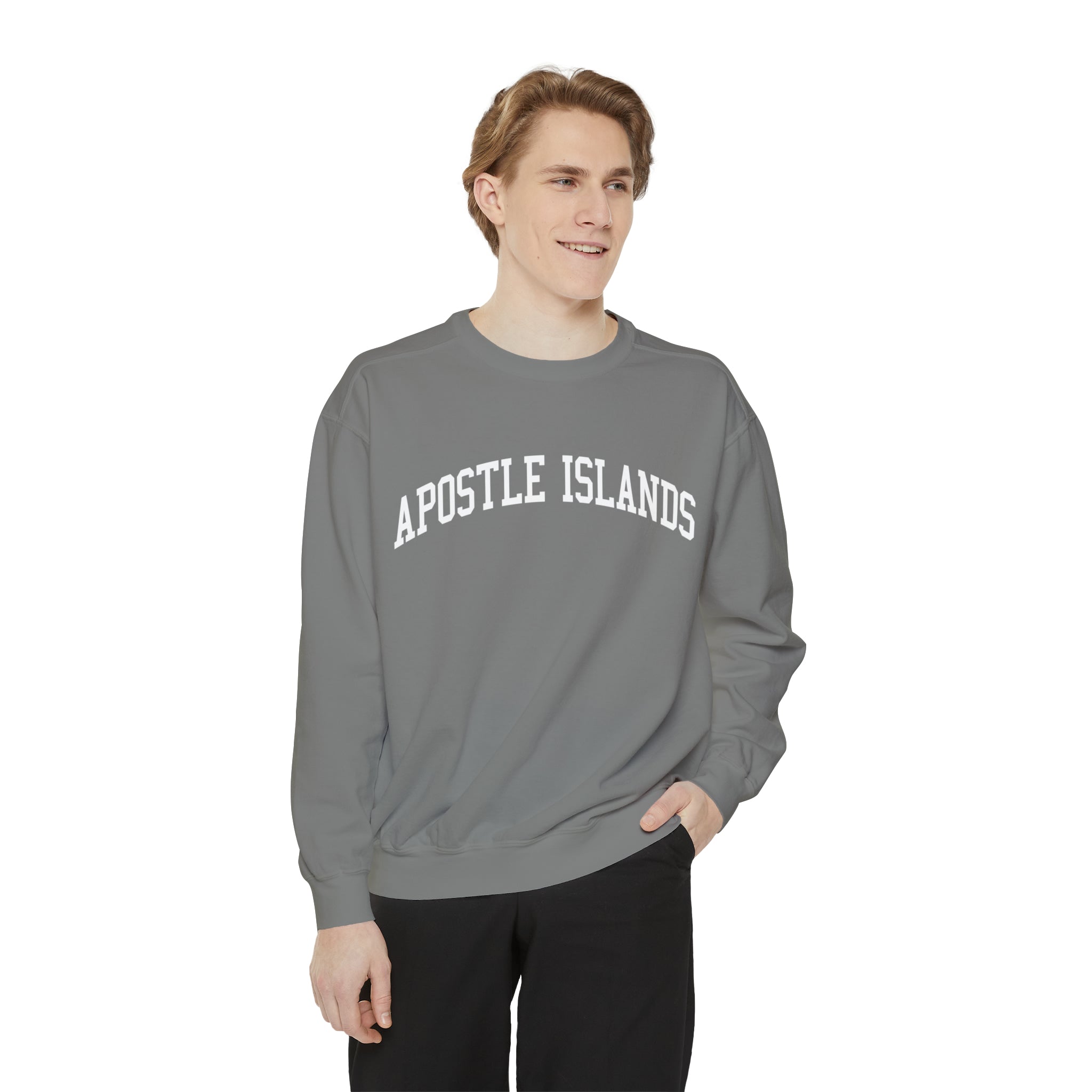 Apostle Islands Wisconsin Comfort Colors Crewneck Sweatshirt