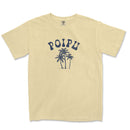a t - shirt with a palm tree and the word poipu on it