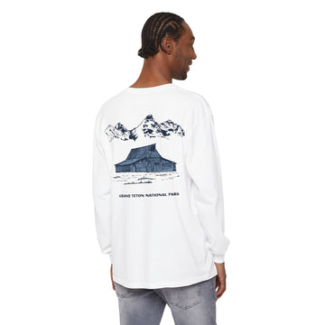 Grand Teton National Park Wyoming Long Sleeve Shirt - 0