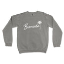 a sweatshirt with the word bernunda written in white