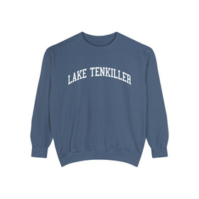 Buy denim Lake Tenkiller Oklahoma Comfort Colors Crewneck Sweatshirt