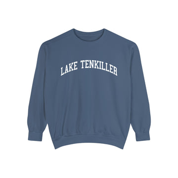 Buy denim Lake Tenkiller Oklahoma Comfort Colors Crewneck Sweatshirt