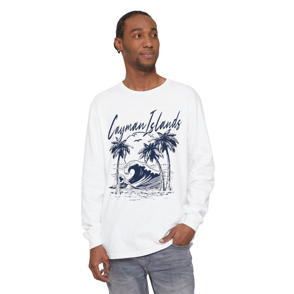 Cayman Islands Comfort Colors Long Sleeve Shirt
