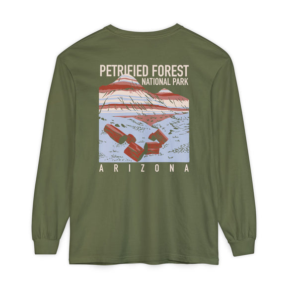Unisex Garment-dyed Long Sleeve T-Shirt