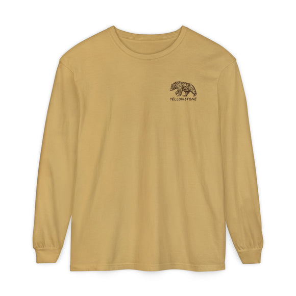 Unisex Garment-dyed Long Sleeve T-Shirt