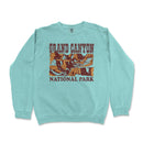 a blue sweatshirt with the words grand canyon national park on it