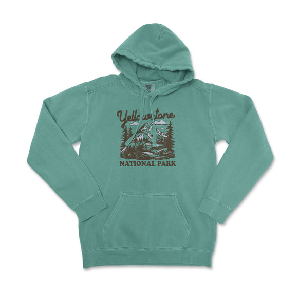 a green hoodie with the words wildlife park on it