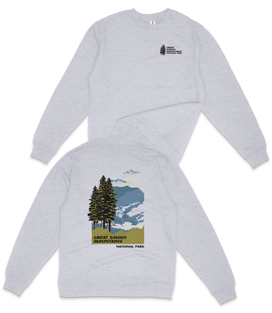 Great Smoky Mountains National Park Tennessee Crewneck Sweatshirt
