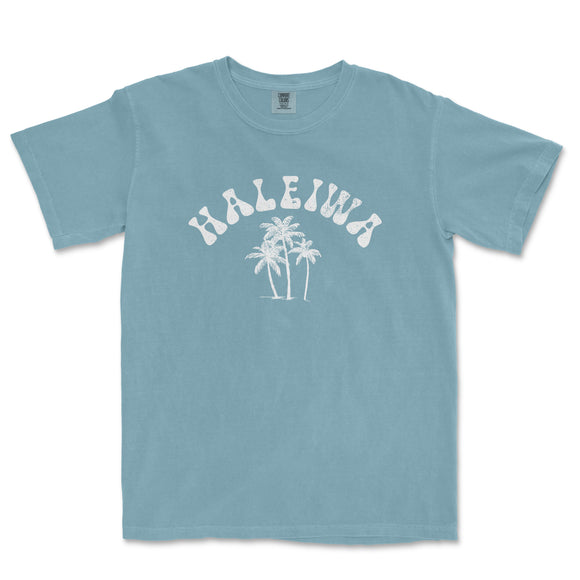 a blue shirt with the word halenna on it