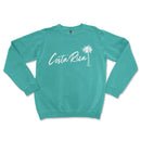 a green sweatshirt with the word costa rica on it