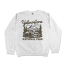 the yellowstone national park sweatshirt in white