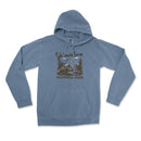 a blue hoodie with the words yellowstone park on it