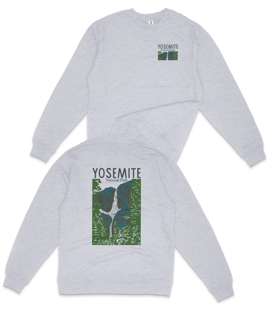 Yosemite National Park California Crewneck Sweatshirt