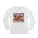 a white long - sleeved shirt with the words grand canyon national park on it