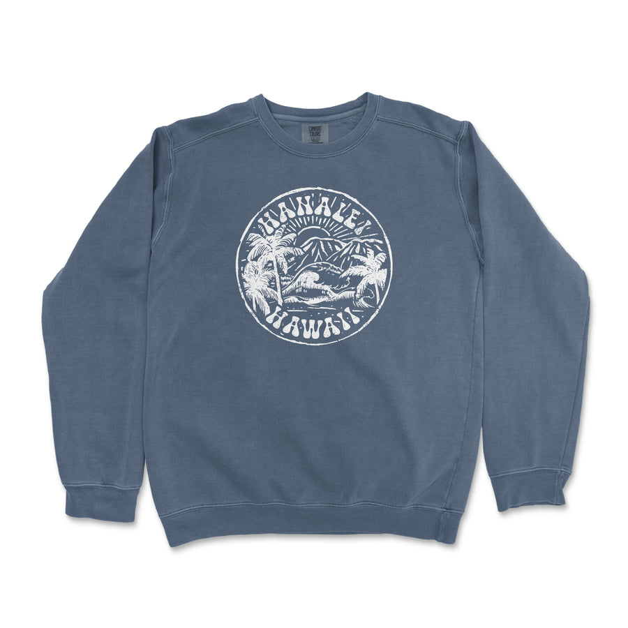 Hanalei Comfort Colors Crewneck Sweatshirt