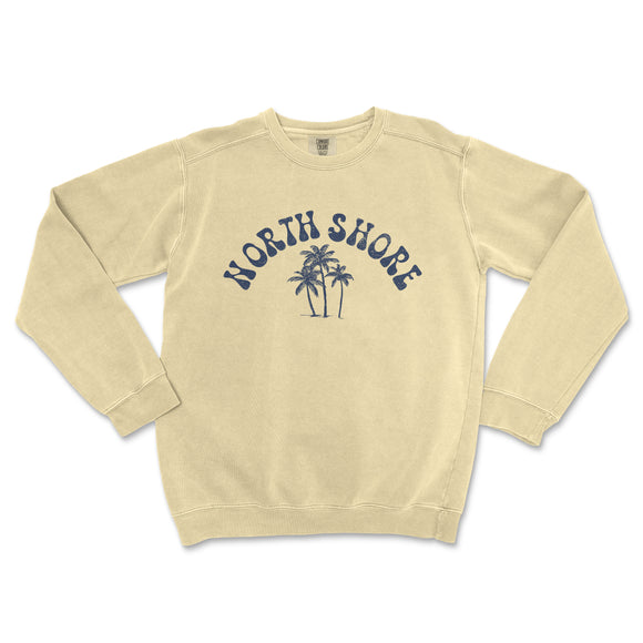 a sweatshirt with the words north shore on it