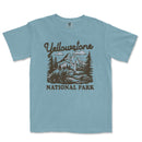 a light blue yellowstone national park t - shirt