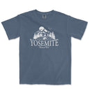a blue t - shirt with the words yosemite on it