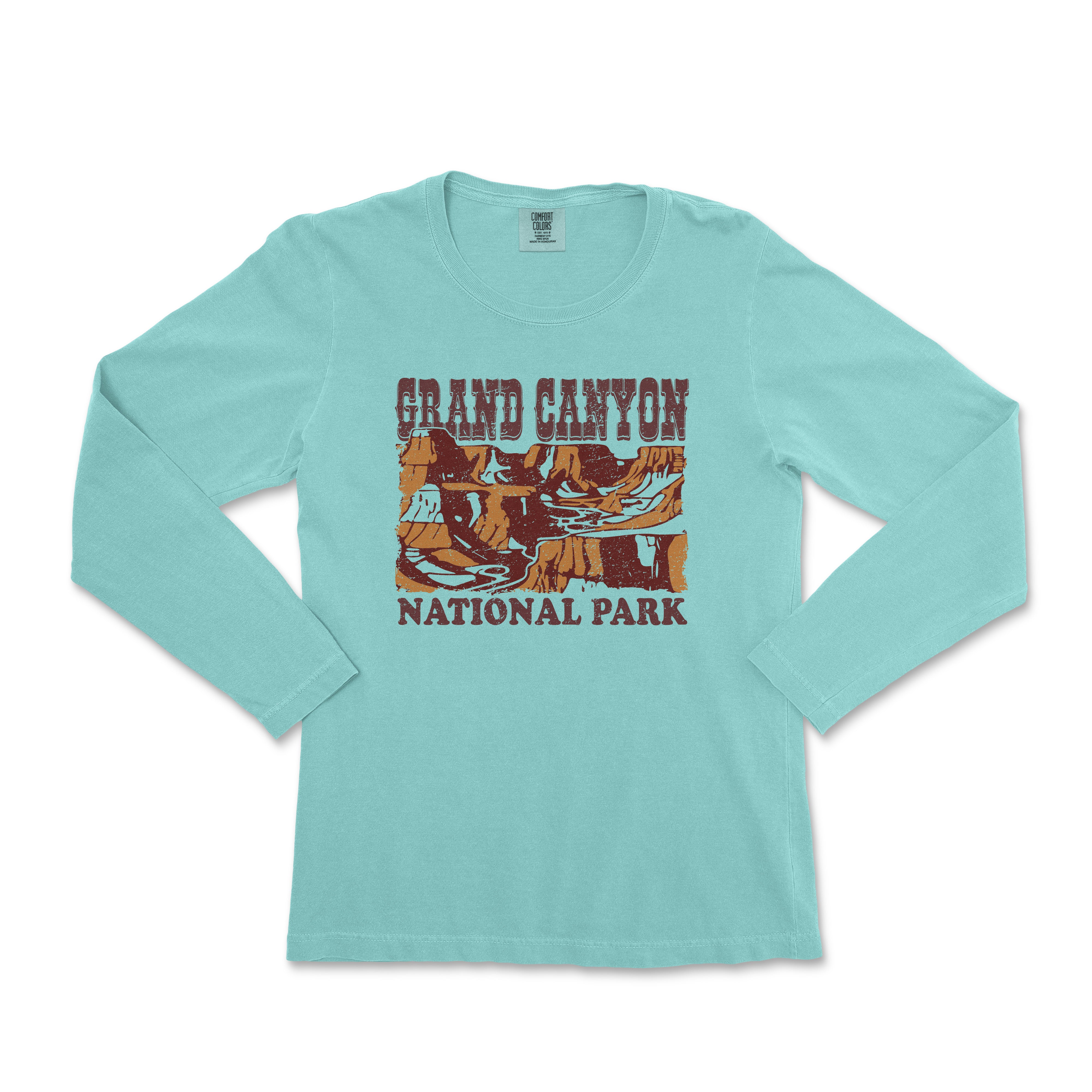 a women's long - sleeved shirt with an image of a tiger on