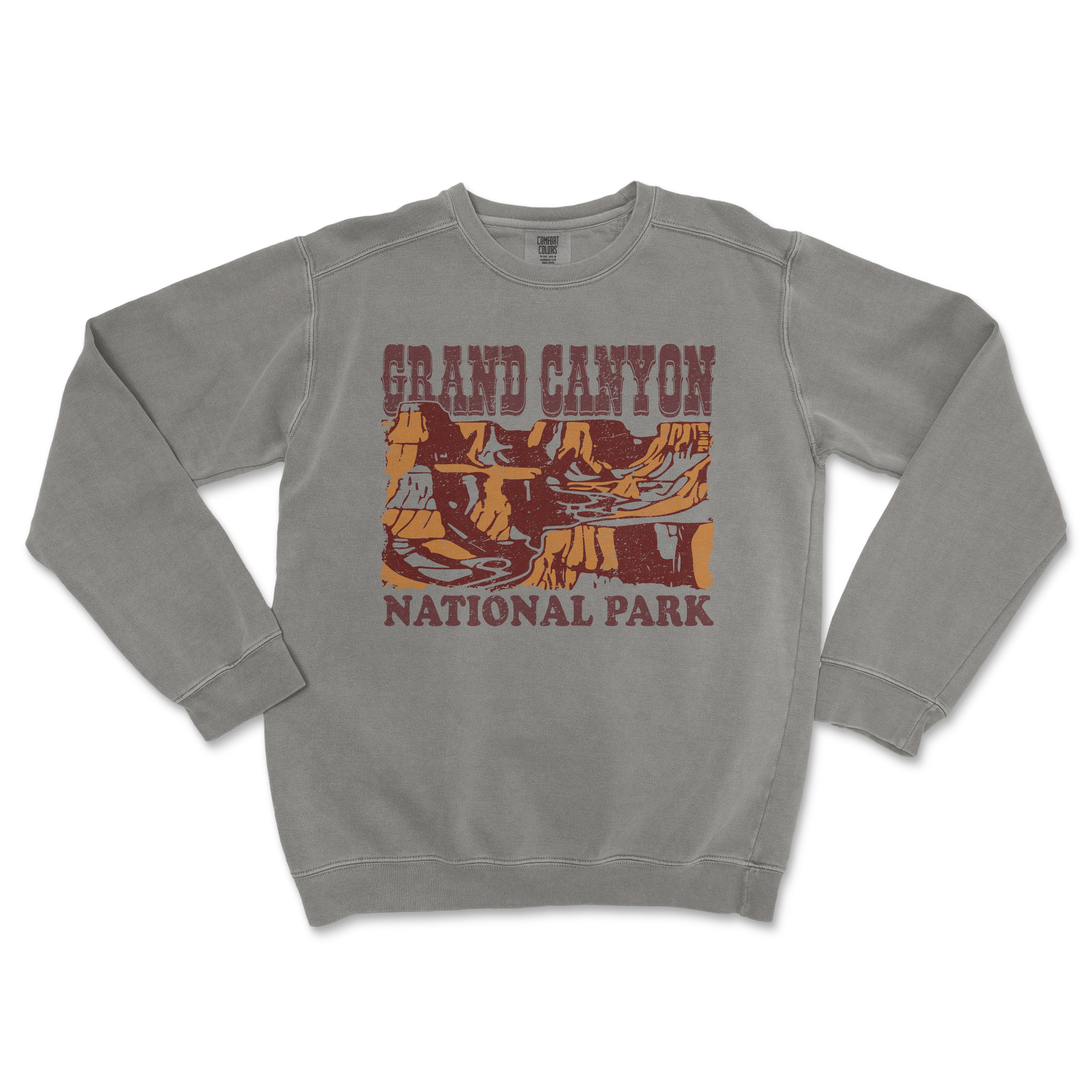 a gray sweatshirt with the words grand canyon national park on it