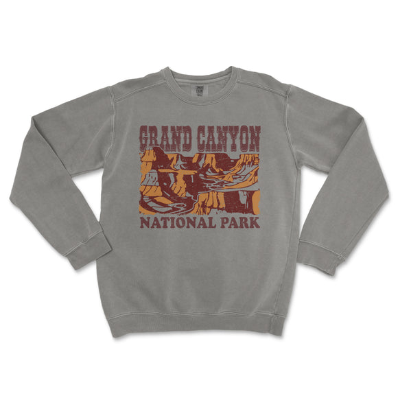 a gray sweatshirt with the words grand canyon national park on it