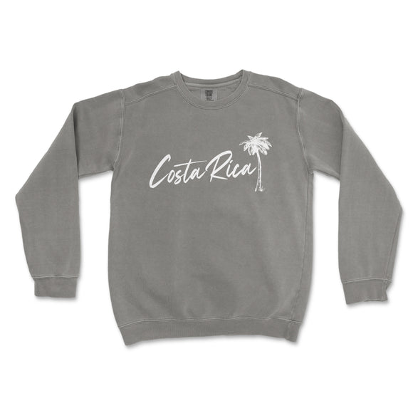 a sweatshirt with the word costa rica written in white