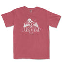 a red shirt that says lake mead