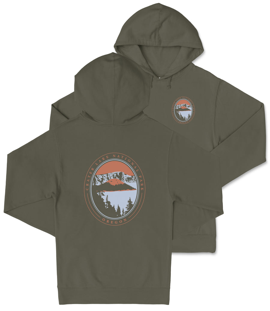 Crater Lake National Park Oregon Hooded Sweatshirt