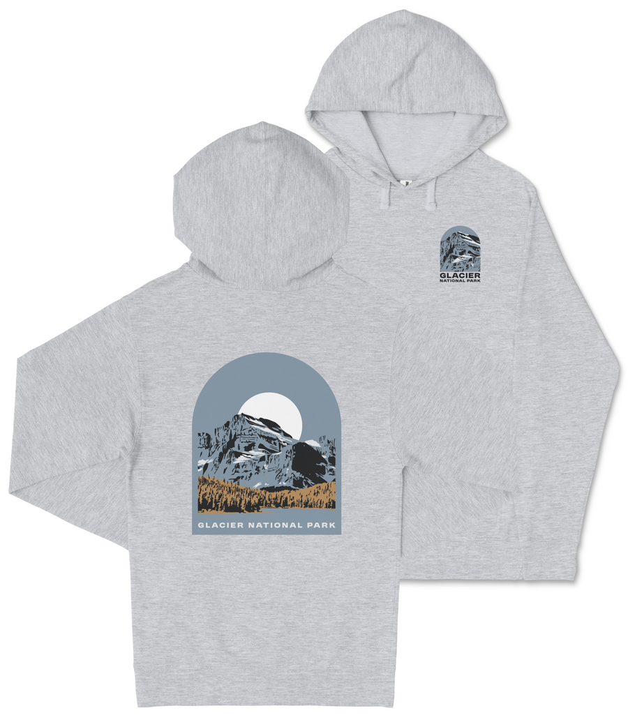 Glacier National Park Montana Hooded Sweatshirt