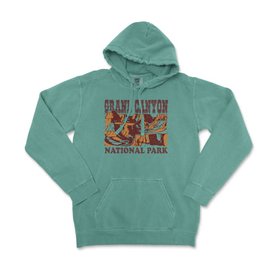 a green hoodie with the words grand canyon national park on it