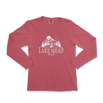 a women's long sleeve shirt that says lake mead