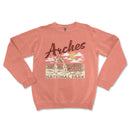 an orange sweatshirt with the words arches national park on it