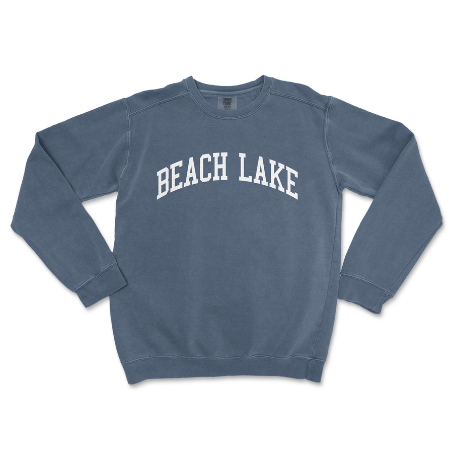 Beach Lake Comfort Colors Crewneck Sweatshirt