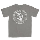 a gray shirt with an anchor and the words hilton head on it