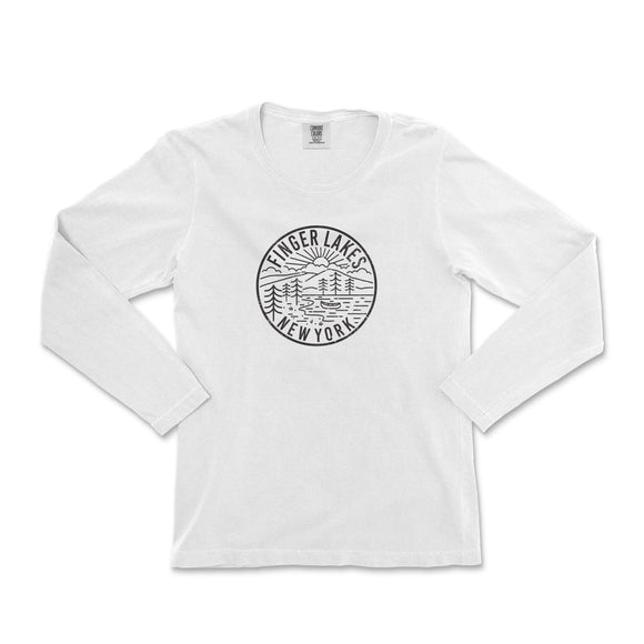 Finger Lakes New York Long Sleeve T-Shirt