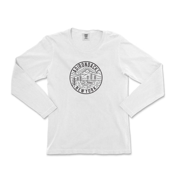 Adirondacks New York Long Sleeve T-Shirt